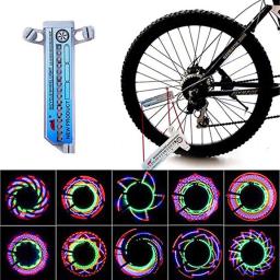 Luzes de roda de pneu de bicicleta, motocicleta, bicicleta, 32 led, luz de raio, luz para ciclismo ao ar livre, luzes para 24 polegadas - Image 4