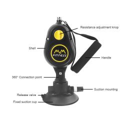 Braço Resistência Rope Trainer, Pilates, Equipamentos de Fitness, Casa, Sucção Cup Maca, Peito Músculo Exerciser, 1pc - Image 2