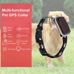 Rastreador GPS para Pet, Coleira Wearable para cães e gatos, LBS multifuncional, Suprimentos inteligentes à prova d'água - Image 2