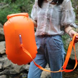 Mochila seca impermeável ao ar livre Flotação inflável de natação, bóia Rafting, caiaque, River Trekking, armazenamento 20L - Image 2