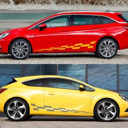 Universal Car Body Decor Adesivo, Esporte Styling Decalque, Auto Acessórios, Suzuki, Volvo, Tesla, Skoda, VW, Volkswagen, Toyota, 2pcs - Image 3