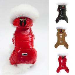 Casaco de inverno impermeável para animais de estimação, roupas para cães, casaco quente, macacão cachorrinho, traje de cachorro pequeno, chihuahua - Image 1