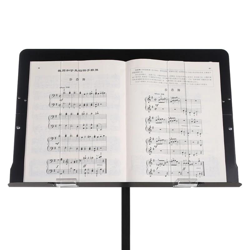 Clipe livro música suporte página-suportes música folha para piano, teclado, estandes livros-clipes marcador página adorável n58b - Image 1