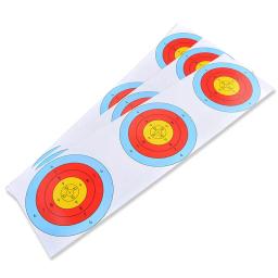 Papel de tiro com arco e flecha, acessórios de treinamento de tiro com arco e flecha com ponto triplo de 16*58cm, 10/peças - Image 5