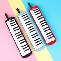 32 teclas melodica piano estilo teclado instrumento musical gaita boca órgão com bolsa de transporte bucal presentes educativos - Image 1