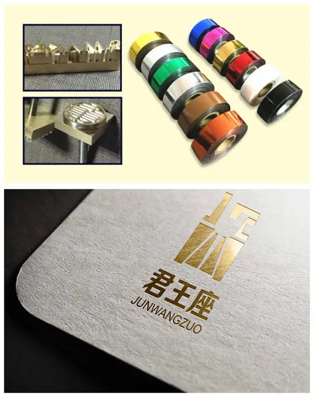 Papel de Estampagem a Calor com 12 Cores em Dourado e Prata para Personalização de Artesanato e Branding com Máquina de Transferência Térmica 5cm x 120m