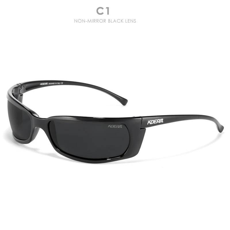 Kdeam-óculos de sol com lentes polarizadas para esportes ao ar livre, modelo masculino com design mínimo de 2021, capa rígida - Image 1