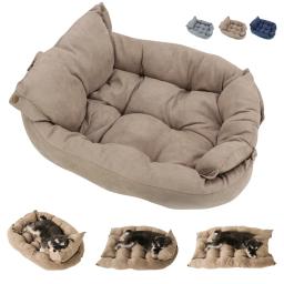 Cama de Dormir Multifunções para Animais de Estimação, 3 em 1, Sofá, Quente, Ninho, Canil, Macio, Almofada, Cães, Gatos, Cachorro, Gatinho, Inverno - Image 1