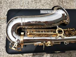 Saxofone Jupiter JAS com Case, Alto Eb Tune, Níquel, Corpo Prateado, Chave Laca Dourada, Instrumento de Música, Sax E-flat, 1100SG - Image 3