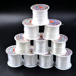 Strong Non-Stretch Peixe Linha Fio, Nylon Corda Corda, Corda Rosca, Beading Contas para Fazer Jóias, 0.2mm-0.8mm, Novo - Image 1