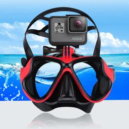 JoyMaysun-câmera profissional máscara subaquática, óculos de mergulho, snorkel, mergulho, câmera titular para gopro - Image 2