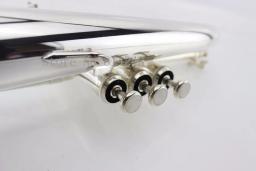 Novo b plana flugelhorn latão banhado a prata bb trompete alta qualidade instrumentos musicais de bronze chifre com bocal frete grátis - Image 4