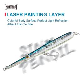 Reino iscas de pesca 11g 13g 30g 40g 205mm 130mm longa fundição agulha lápis artificial stickbaits afundando flutuante isca de pesca - Image 5