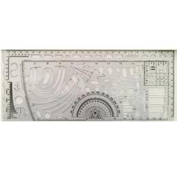 Kit de desenho militar nato, estêncil de design para desenho de marcação, régua de medição, mapas militares com guia - Image 2