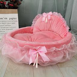 Animais de estimação princesa casa confortável grosso cama para cães cama para animais de estimação inovadores cama de dormir - Image 1