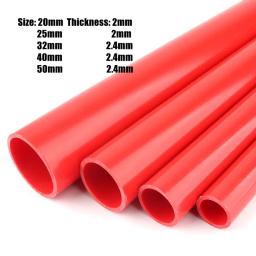 Tubo de pvc para aquário, 2 peças, diâmetro externo 20 ~ 50mm, tubo de pvc para irrigação de jardim, água potável, comprimento de 50cm(19 ") - Image 2