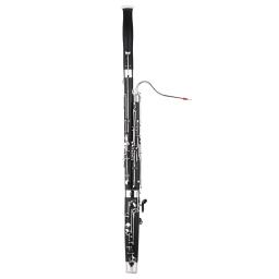 Muslady profissional c chave basson woodwind instrumento de madeira corpo niquelado chave com luvas de reed pano de limpeza estojo de transporte - Image 3