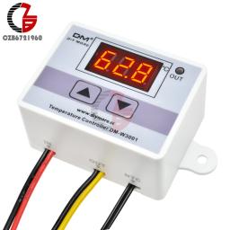 Controlador de Temperatura Termostato Digital, Regulador, Termorregulador, Aquário, Incubadora, Sensor Temp, 12V, 24V, 110V, 220V - Image 3