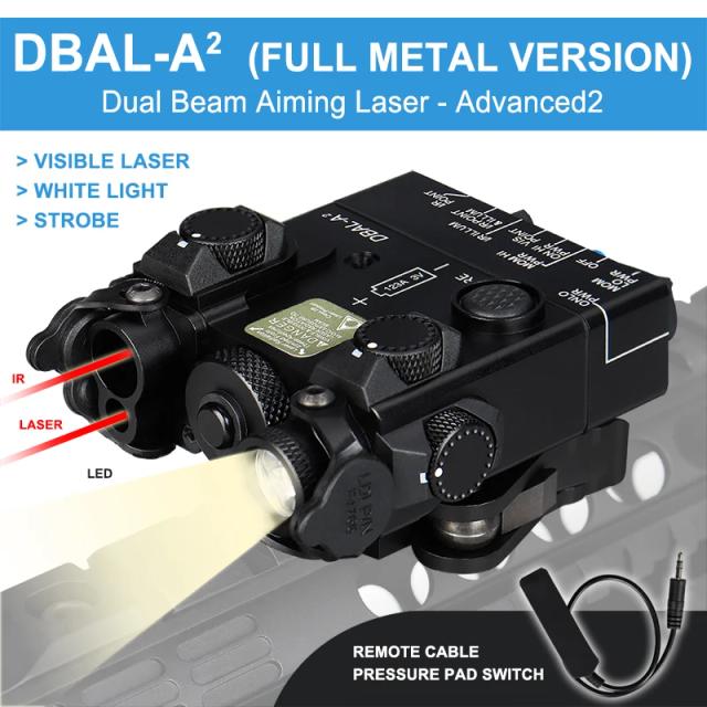 Espingarda Tática com Laser de Ponto Vermelho e Mira Escotiva Dual para Airsoft com Luz Infravermelha