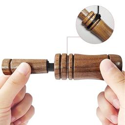 Caça ao ar livre Apito Decoy, imitar, faisão, Duck Call, Call Bird, voz do ganso, Armadilha Brown Oak, de madeira, Drop Ship - Image 2