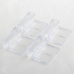 Clipes acrílicos para aquário tanque peixes, 6mm, capa vidro, suporte, 1 peça q0ka - Image 1