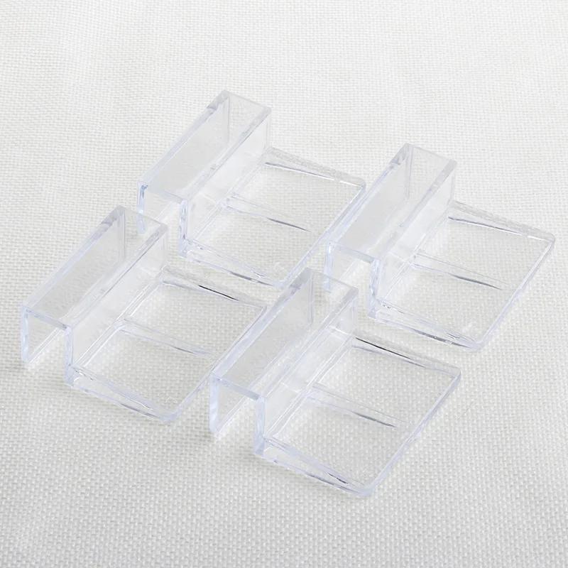 Clipes acrílicos para aquário tanque peixes, 6mm, capa vidro, suporte, 1 peça q0ka - Image 1