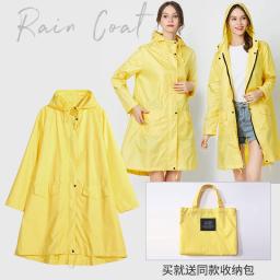 Ponchos de caminhada com capuz longo para homens e mulheres, capa de chuva à prova de vento, capa de chuva ao ar livre - Image 2