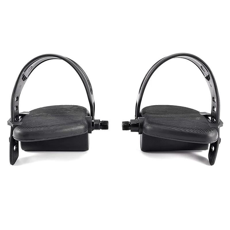 Pedais de bicicleta para bicicleta ergométrica, alças alargadas, ciclismo esportivo, casa ou academia, peças de equipamento fitness, 1 par - Image 1
