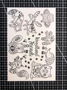 Molde de corte de madeira e flores para molde, estênceis para scrapbook 2020, álbum, cartões, gravação transparente b2, para animais - Image 6