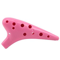 12-buraco ocarina resina de plástico alto c tuning ocarina novo 12-hole multicolorido flauta adulto instrumento infantil 1pc - Image 2