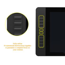 Mesa digitalizadora GAOMON PD1561 Tablet Gráficos Monitor IPS HD Desenho Display Anti-reflexo 15.6 Polegada Tela 72% NTSC Gamut Melhor Para Iniciante - Image 5