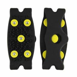 1 par 5-parafuso prisioneiro neve gelo garra escalada anti deslizamento picos apertos crampon chuteiras sapatos capa para botas masculinas tamanho 35-43 - Image 4