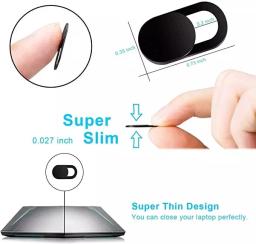 Universal Antispy Webcam Cover, Shutter Magnet Slider, Capa da câmera Web para Laptop, iPad, Macbook, Lente do telefone, Privacidade Etiqueta, 1 Pc, 20Pcs - Image 4