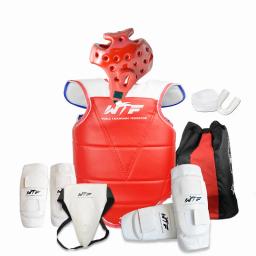 Terno de proteção de competição para adultos e crianças, kit de taekwondo, protetor esportivo combinado para crianças - Image 6