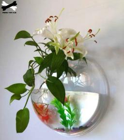 Parede pendurado aquário acrílico para Fish Bowl, Mount Decoração, plantador, Pet Supplies - Image 3