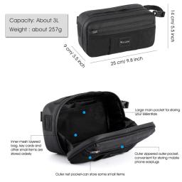 Oeste Biking-Multifunções Bicicleta Guiador Bag, Cintura Ombro, Ciclismo Quadro Bag, Grande Capacidade, MTB, Road Bike Acessórios - Image 6