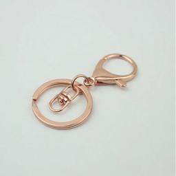 1 pçs metal lagosta prendedor moda chaveiro com anel redondo para diy couro artesanato saco bolsa cinto cinta acessórios 8 cores - Image 3