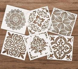 30*30 cm diy artesanato mandala estêncil para pintura de xilogravura, scrapbook arte de parede carimbo decoração álbum cartão de papel em relevo - Image 1