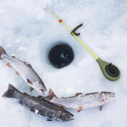 Vara de pesca e carretel de inverno vara de pesca no gelo vara de pesca equipamento de pesca para o inverno esporte ao ar livre acessórios de pesca pesca r - Image 4