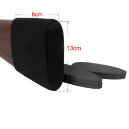 Tourbon almofada de recuo de caça antiderrapante rifle espigões buttstock protetor ajustável neoprene com 3 almofadas ajustadas acessórios de arma - Image 3