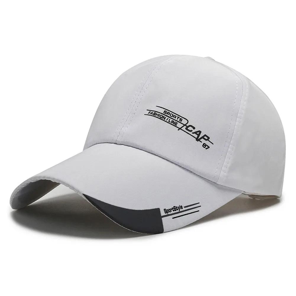 Quente longo da borda boné de beisebol sol viseira chapéu à prova dwaterproof água esporte pato língua feminino masculino secagem rápida ao ar livre espaço boné de beisebol ajustável - Image 1
