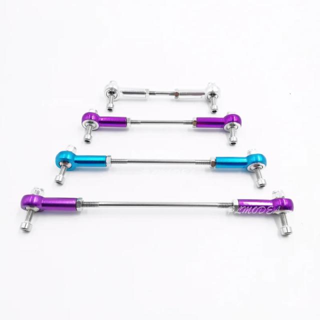 Conjunto de M3 Ajustável com Terminais de Push Rod, Juntas Esféricas e Bielas de Aço Inoxidável para Aeronaves e Barcos RC
