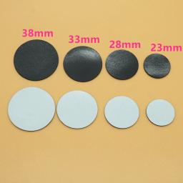 Ímã redondo de 18mm 23mm 28mm 33mm 38mm, adesivo magnético de geladeira de borracha, cabochão de vidro, geladeira, louça, artesanato diy - Image 2