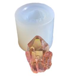Molde de resina epóxi para artesanato, molde de silicone de pedra original de simulação, conjunto de cristal, faça você mesmo, pingente, ferramenta de fabricação - Image 5