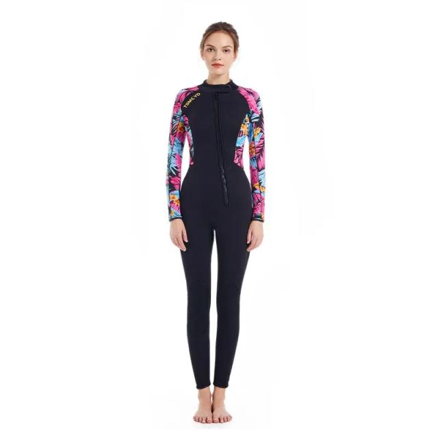 Wetsuit Neoprene Feminino 3mm para Natação e Kitesurf - Equipamento Ideal para Mergulho e Caça Submarina no Inverno