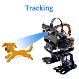 LAFVIN-Programável Dança Robot Kit, DIY 4-DOF Panda Robot Kit, Arduino Nano Brinquedo Eletrônico, Suporte Android App Controle - Image 3