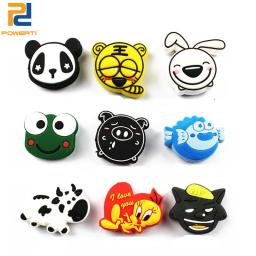 Amortecedores De Vibração de Tênis Powerti 100 pçs/lote-Raquete De Tênis Amortecedor de Silicone Animal dos desenhos animados Acessórios - Image 6