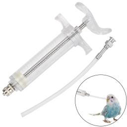 20ml/50ml alimentador de pássaros do bebê ajustável seringa de alimentação de papagaio levantada à mão alimentador de pássaros suprimentos - Image 1