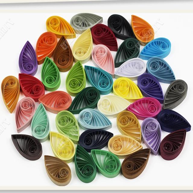 Papel de Artesanato Infantil Transparente 3mm em Cores Mistas para DIY, Scrapbook e Quilling