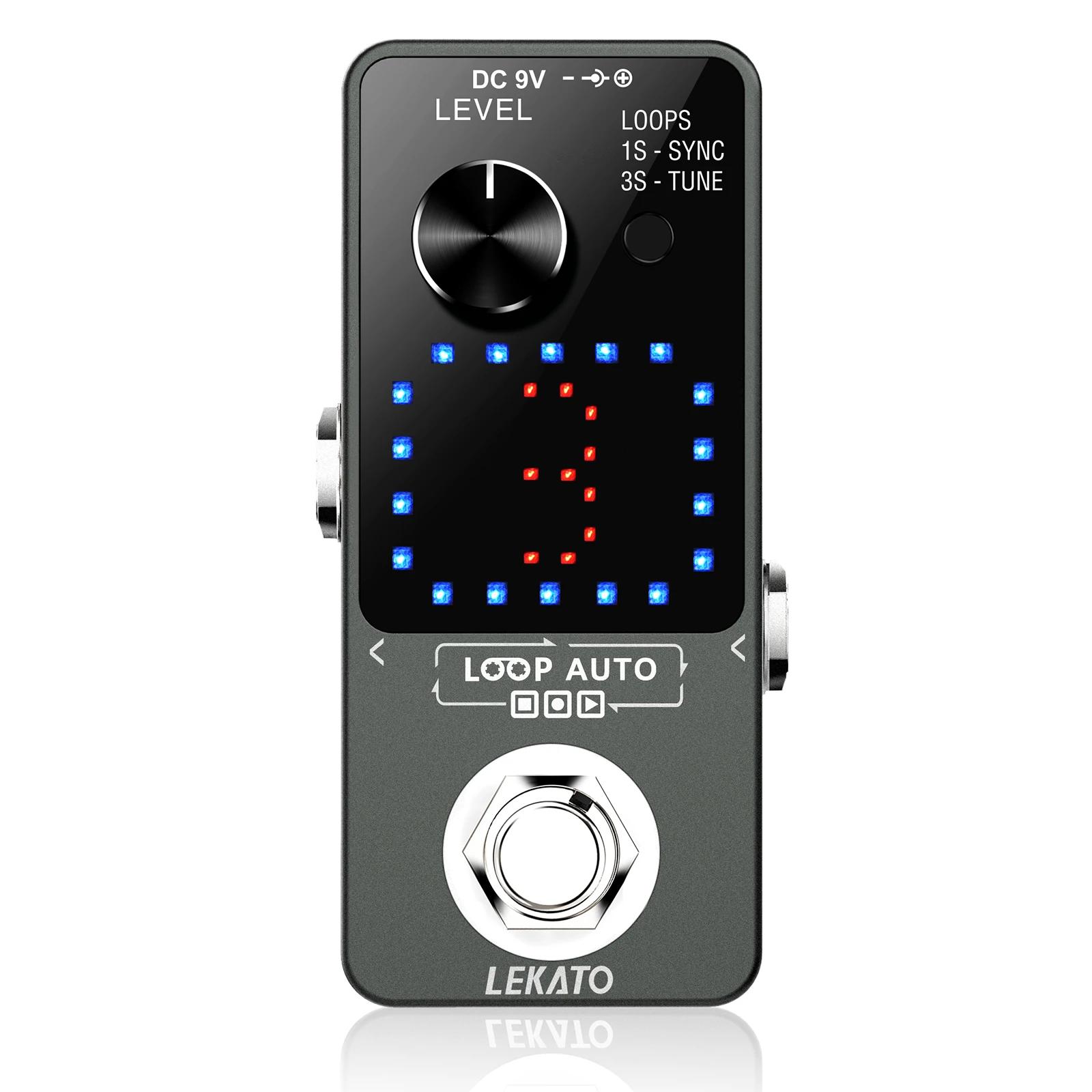 LEKATO-Loop Auto Efeito Pedal para Guitarra Elétrica, Caixa De Sintetizador De Guitarra, Slot De 3 Ondas Por 6 Minutos, Peças De Pedal - Image 1